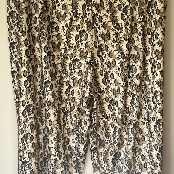Kate & Mallory Brown / Black Patterned Pants Size 3X - Picture 11 of 14